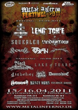 Flyer Metal Inferno 2011